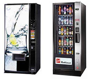 Getränke-Automat Heißgetränkeautomaten Kaltgetränkeautomaten
